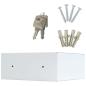 Preview: Rottner Wertfach Home Case 1 Zylinderschloss lichtgrau T06370
